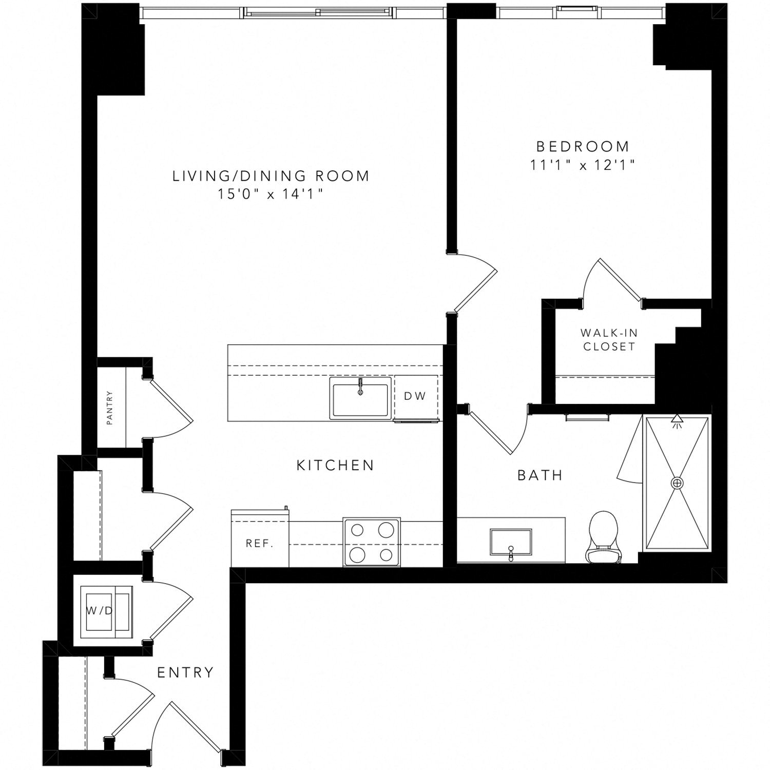 Floor plan layout diagram for A2